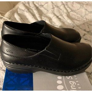 Spring Step Professional Oil & Slip Resistant Shoes Black Women's Size 6.5